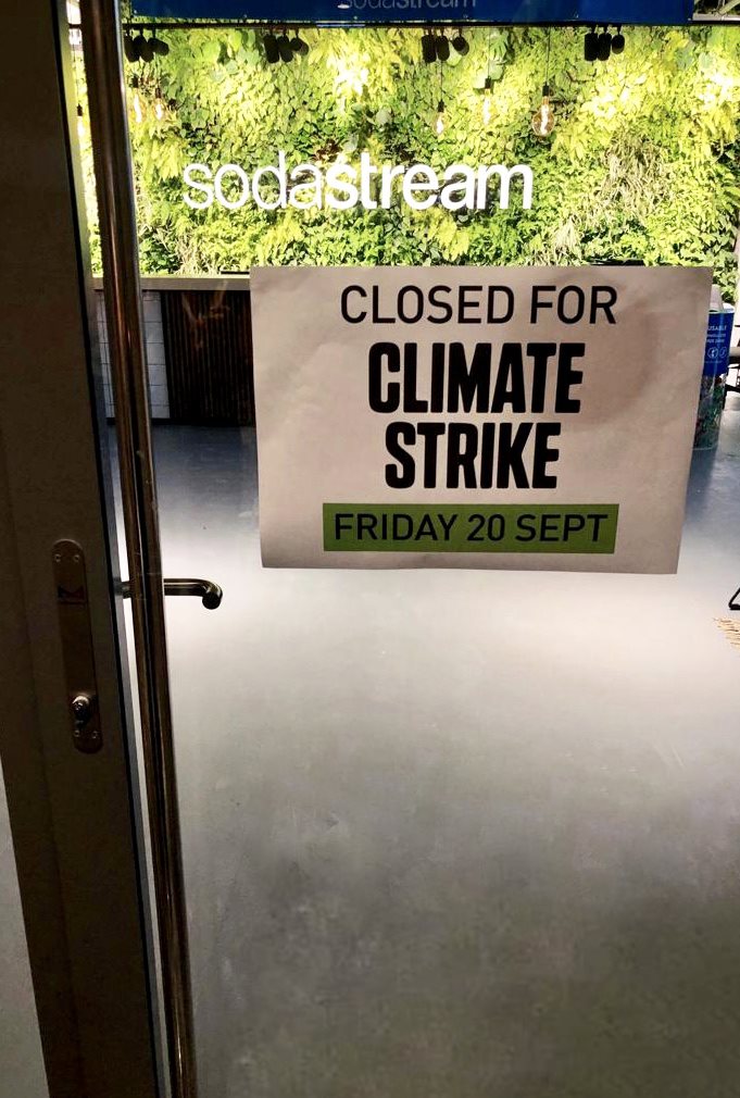 Closed for Climate Strike