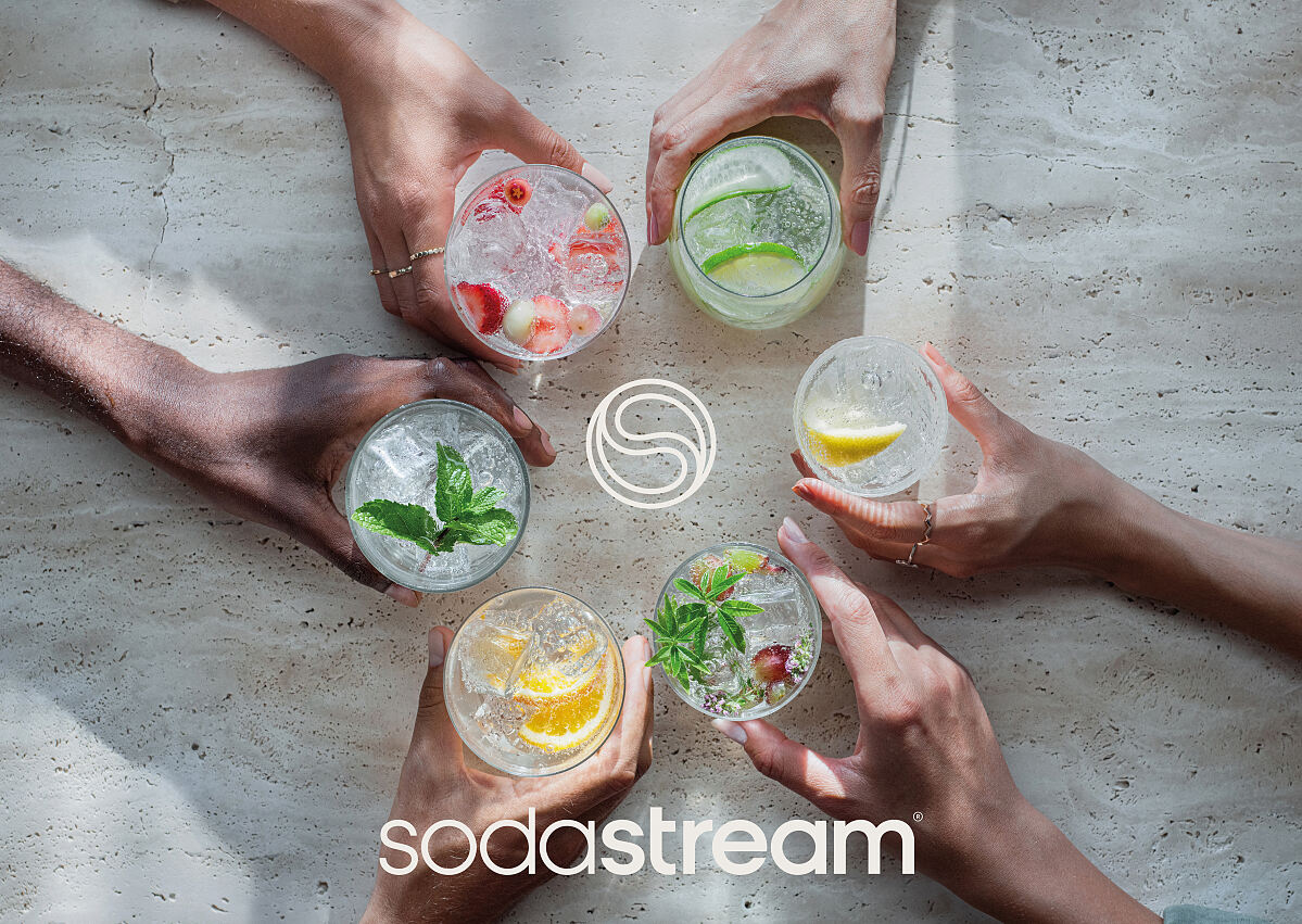SodaStream, die weltweit führende Wassersprudlermarke, präsentiert ihre 360°-Neupositionierung 